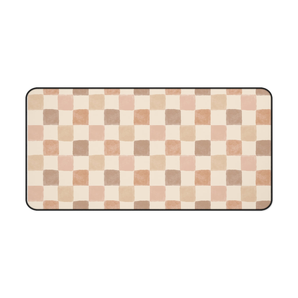 Boho Checkered Desk Mat