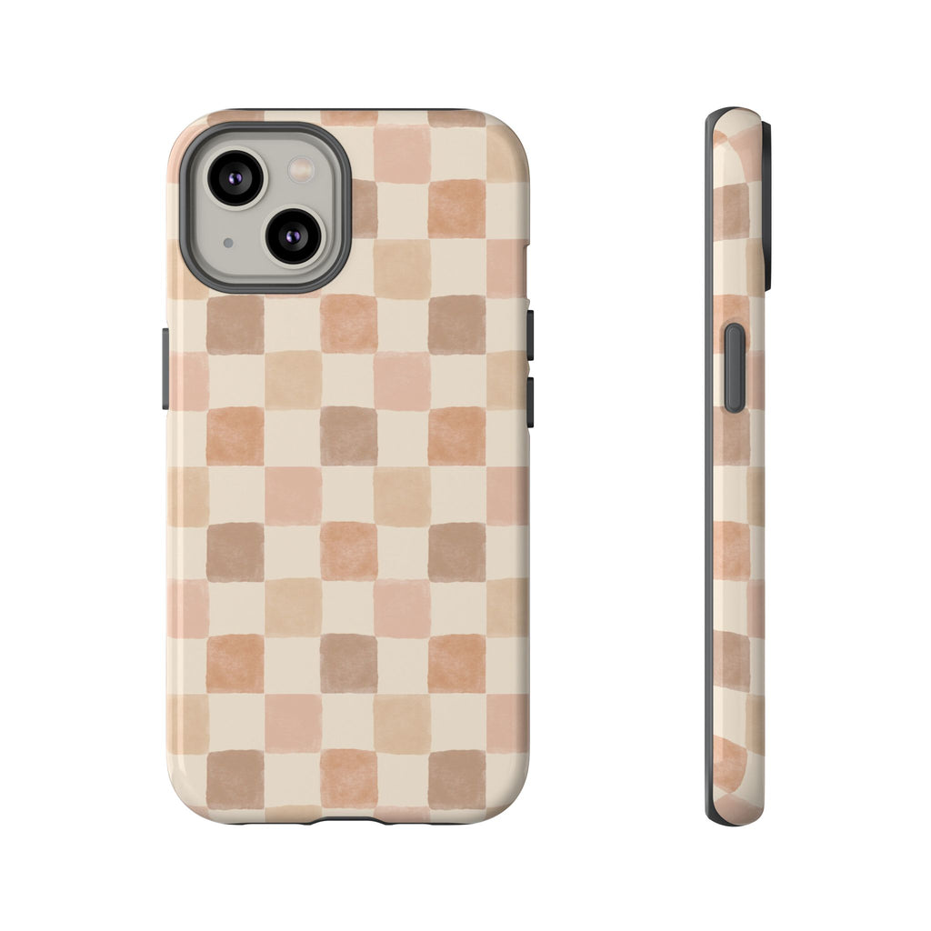 Boho Checkered Phone Case