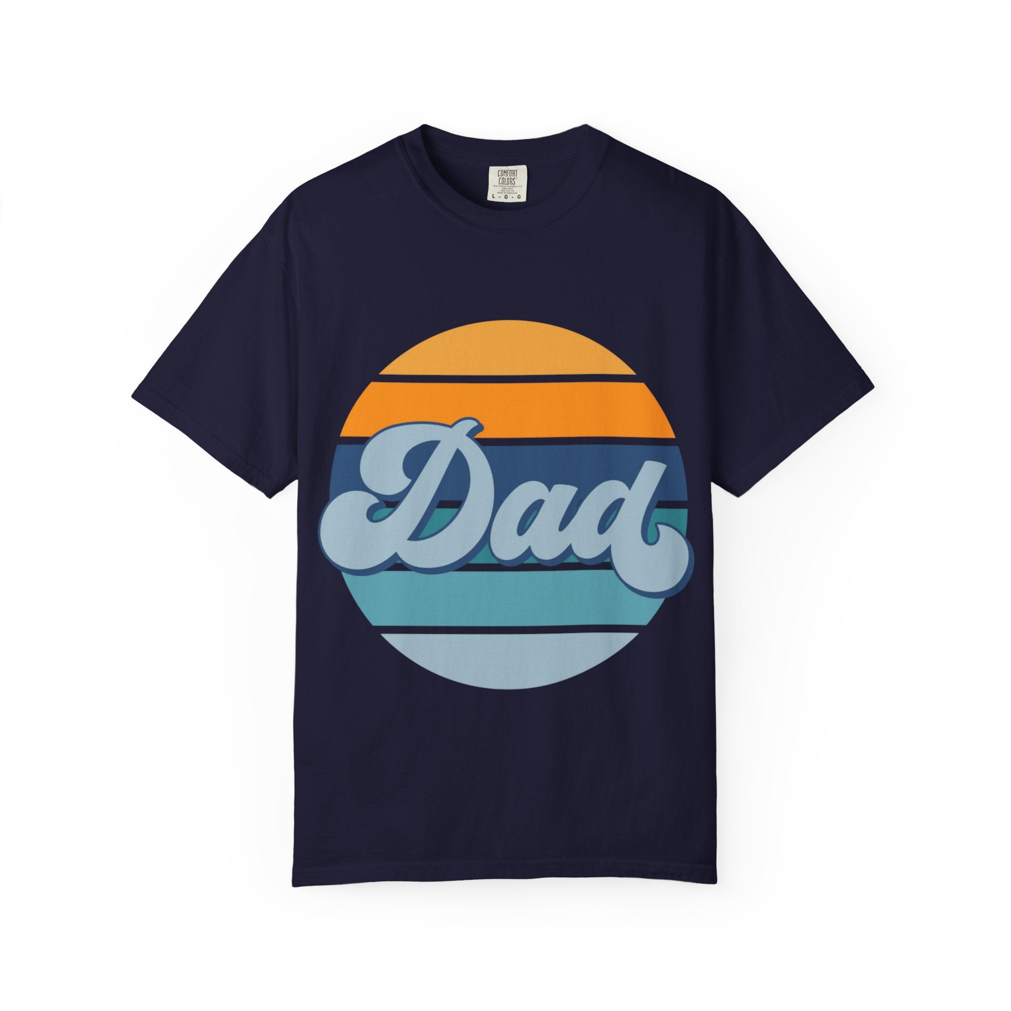 Retro Striped 'Dad' T-Shirt