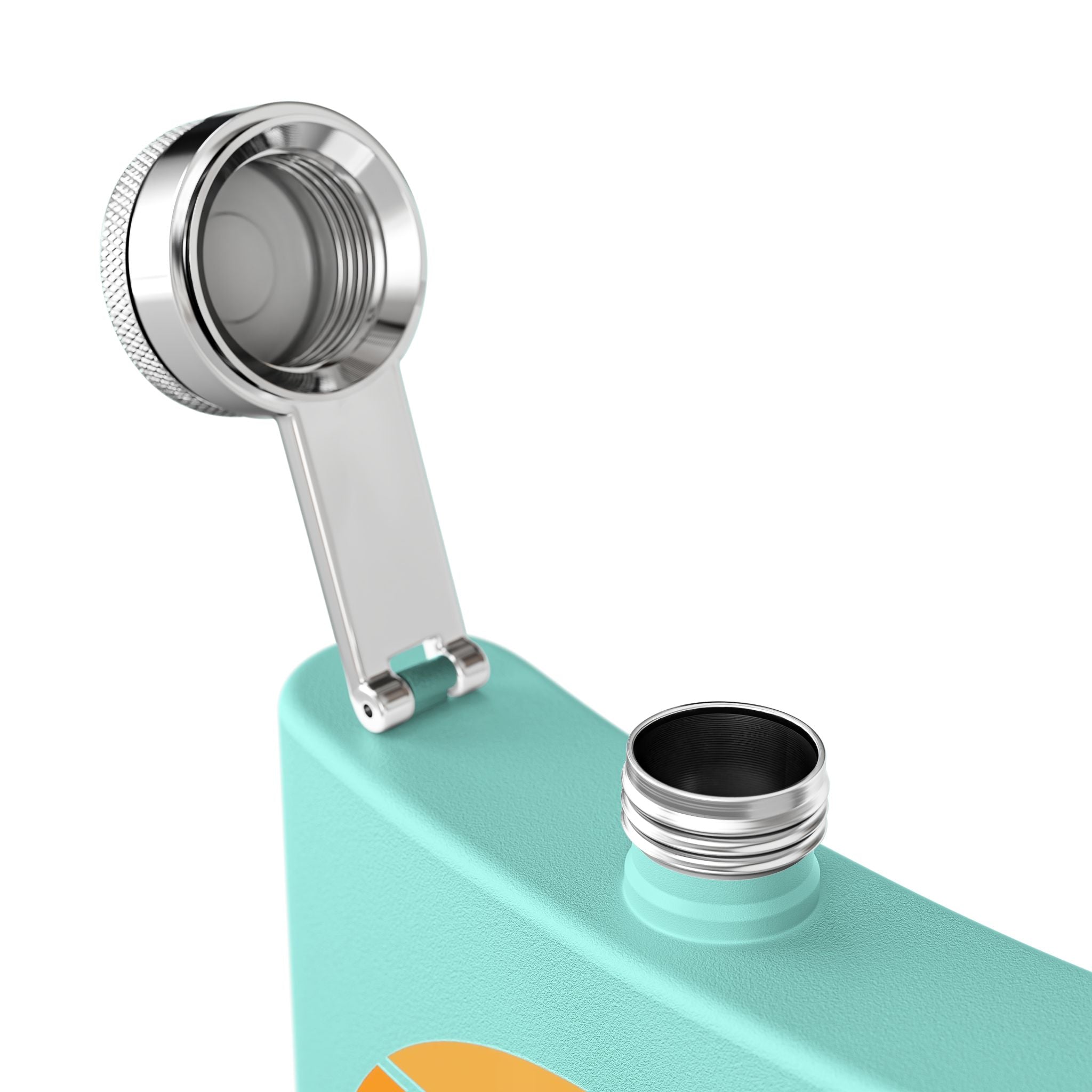 Retro Striped 'Dad' Flask