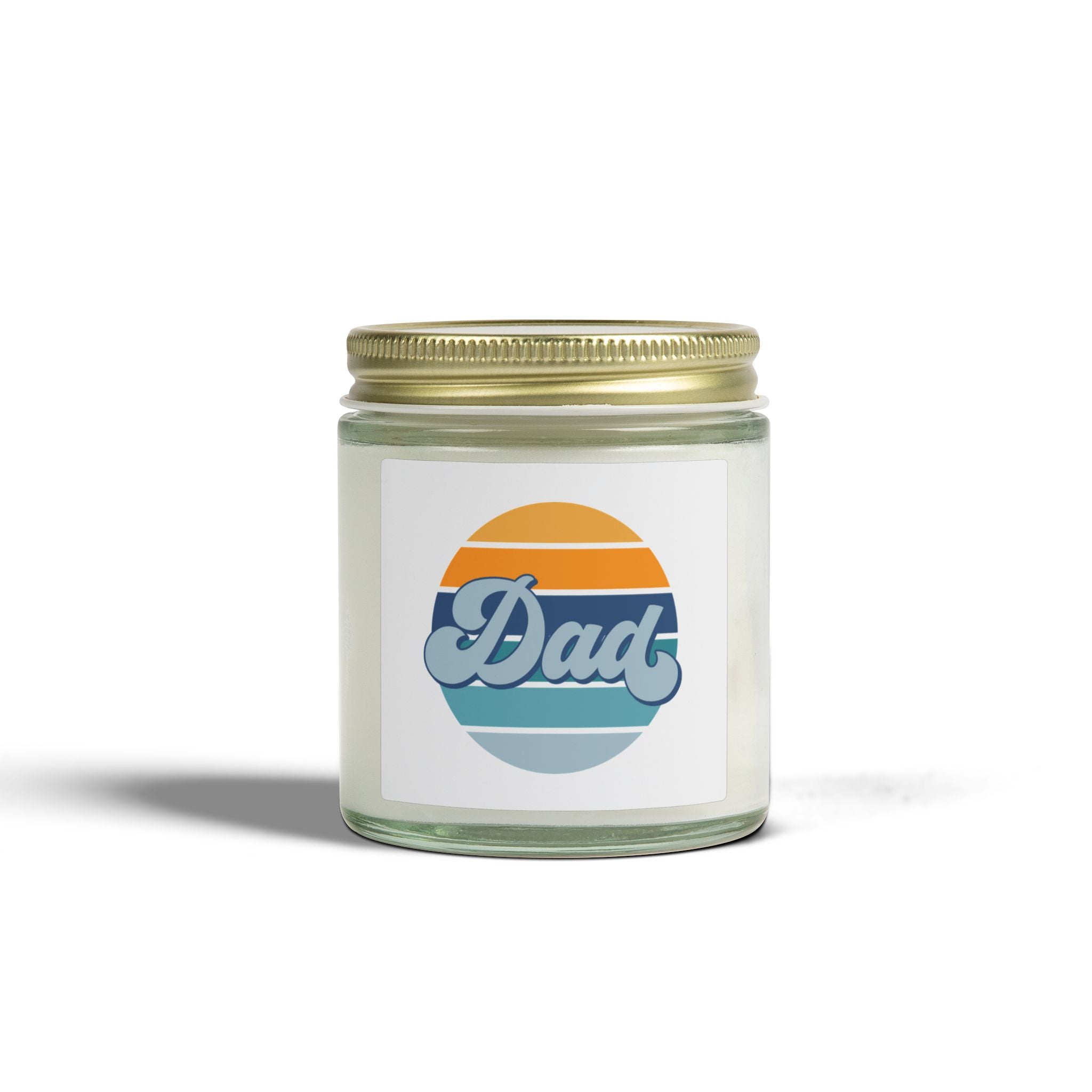 Retro Striped 'Dad' Scented Candle