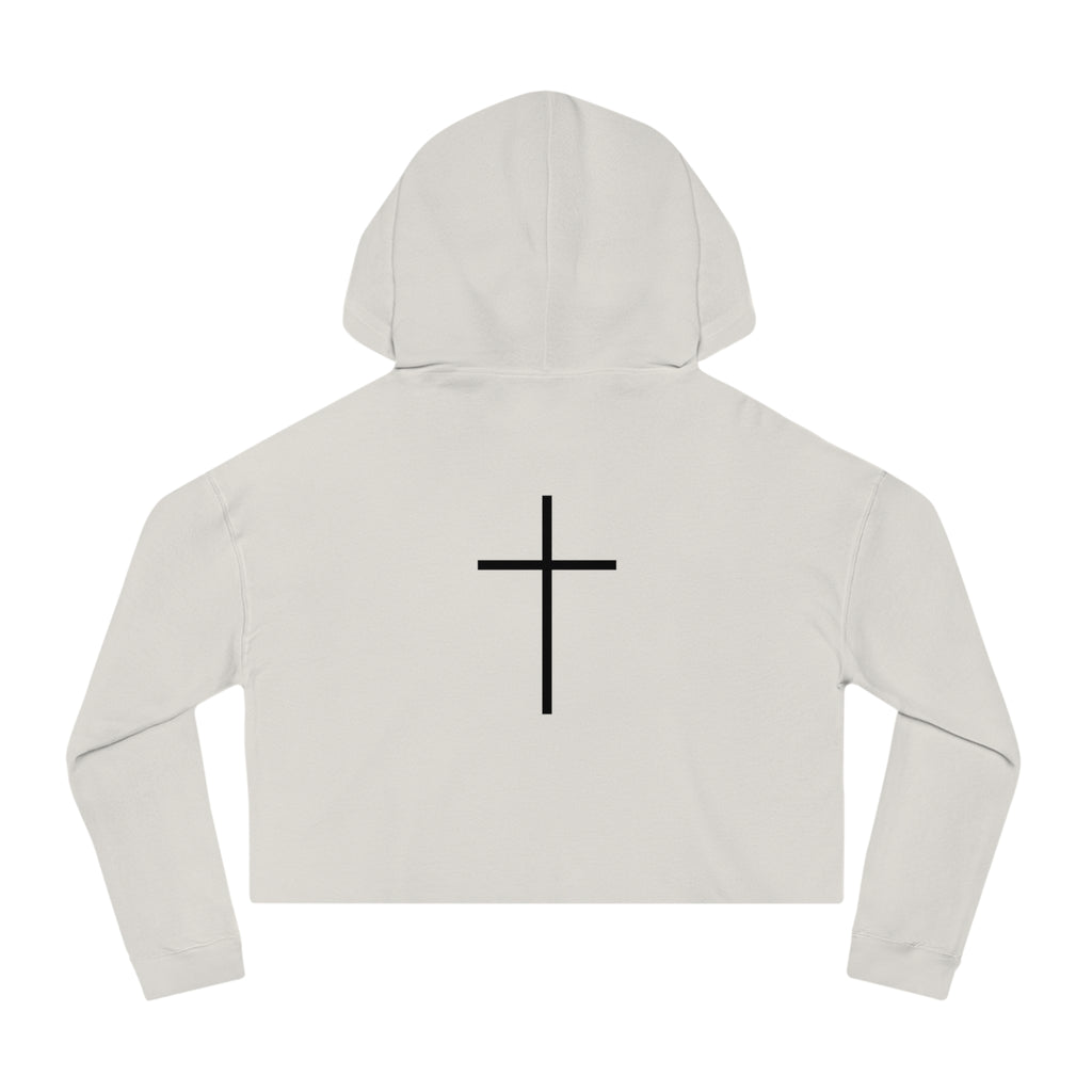'Saved Not Soft' Cropped Hoodie