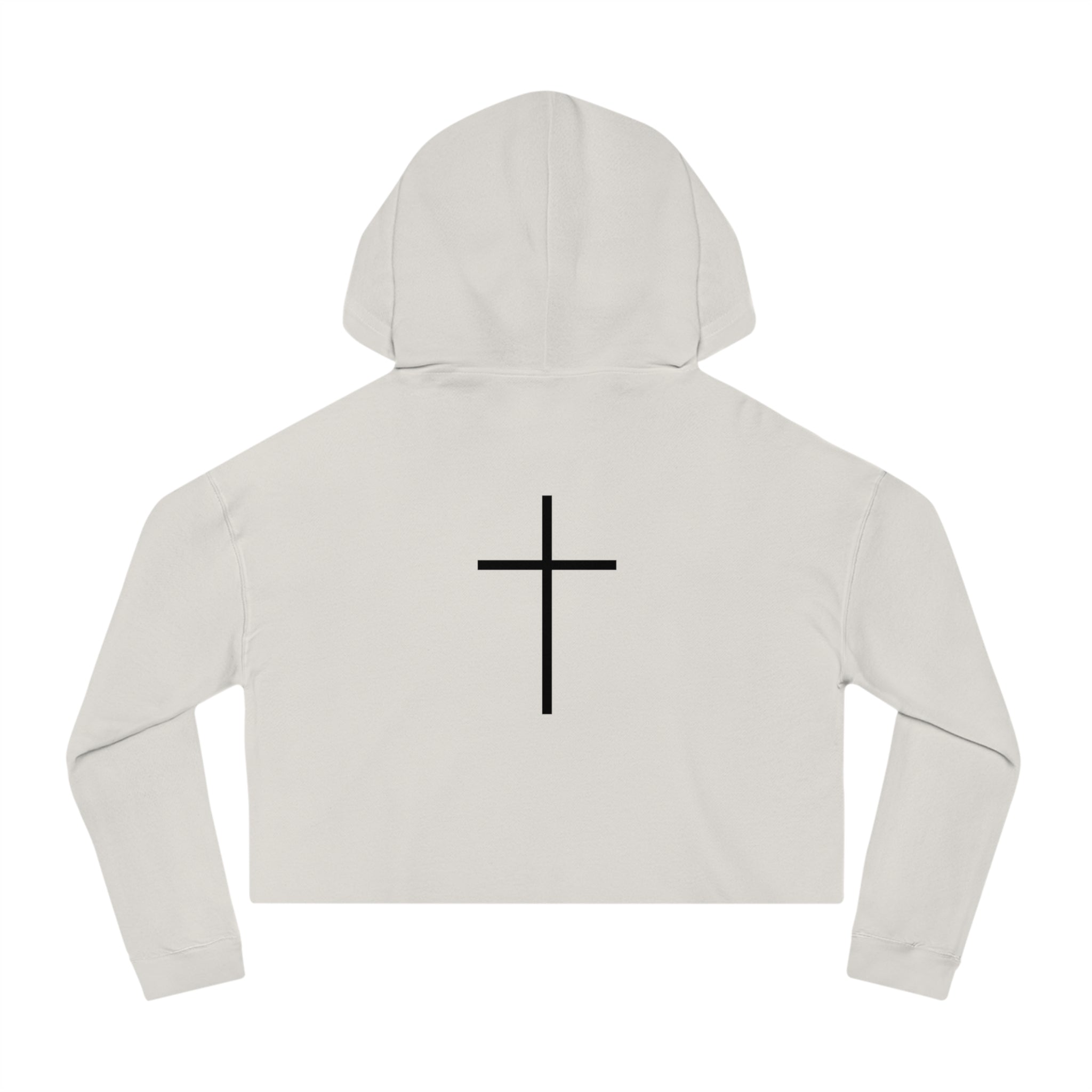 'Saved Not Soft' Cropped Hoodie