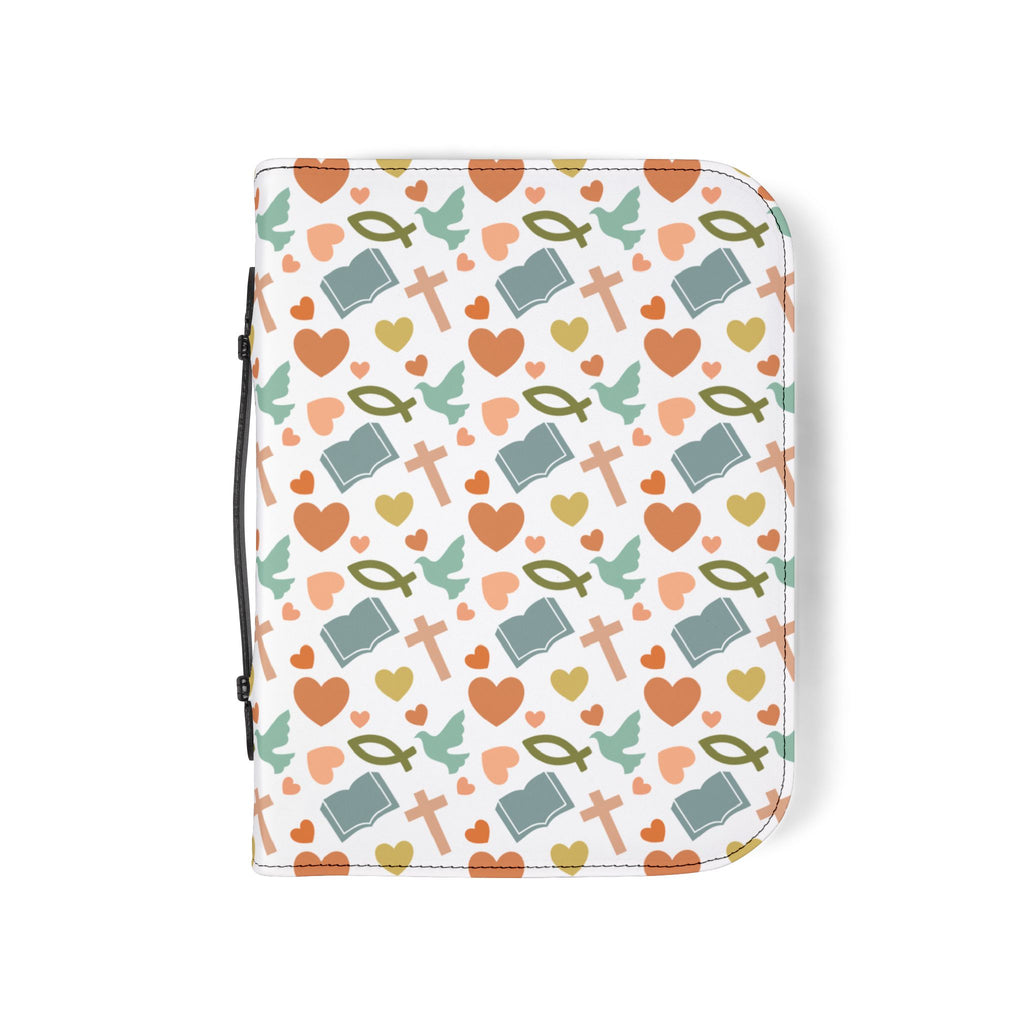 Christian Symbols Bible Cover