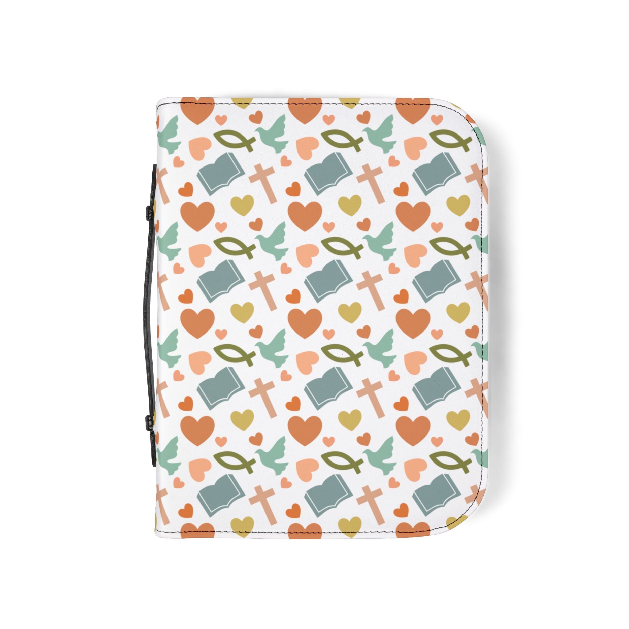 Christian Symbols Bible Cover