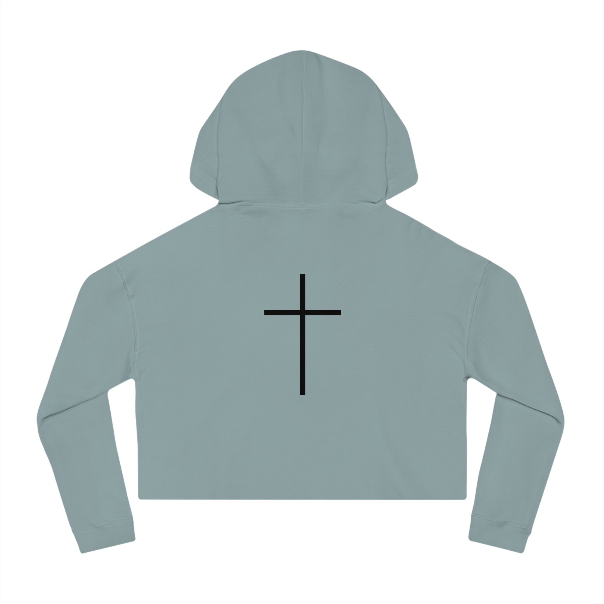 'Saved Not Soft' Cropped Hoodie
