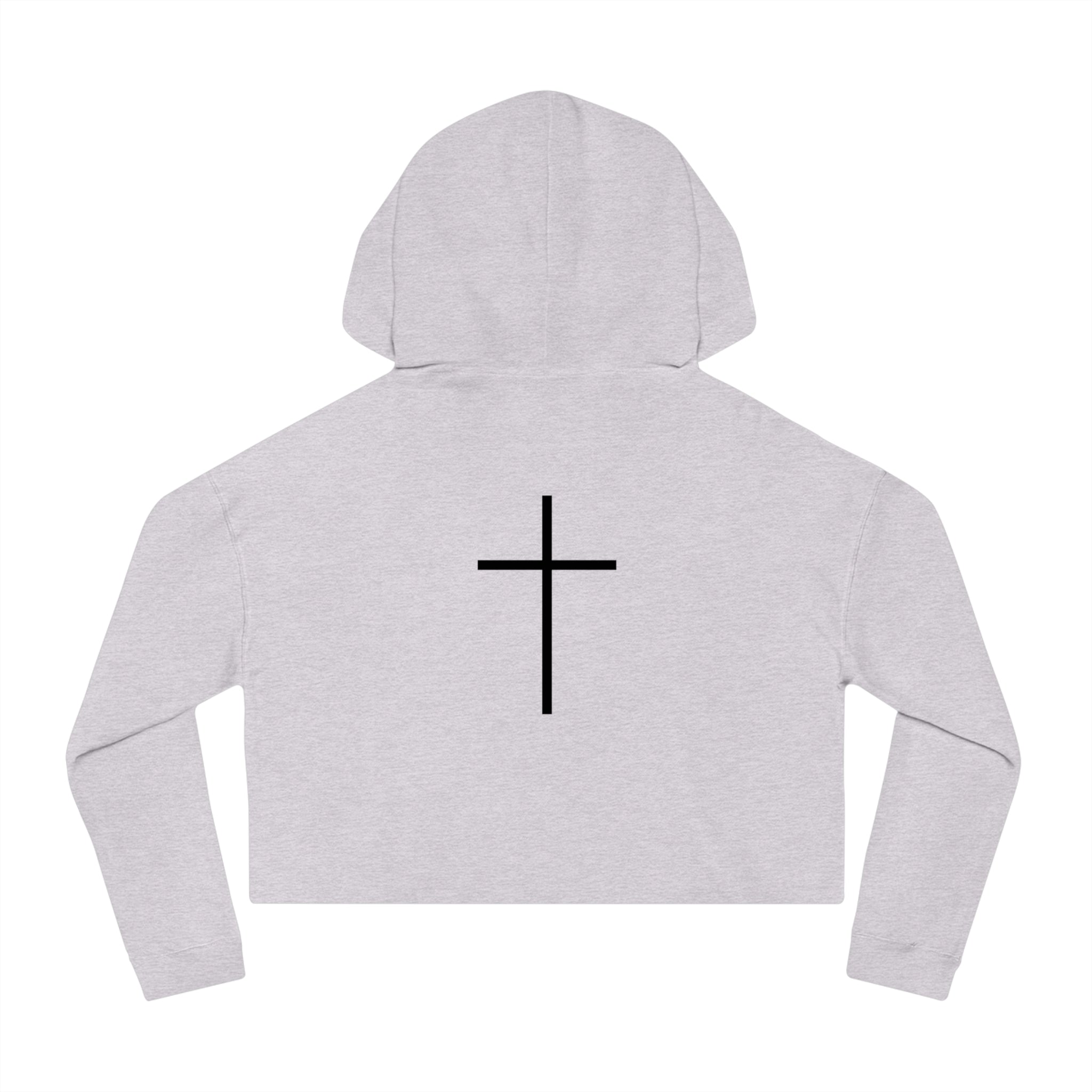 'Saved Not Soft' Cropped Hoodie