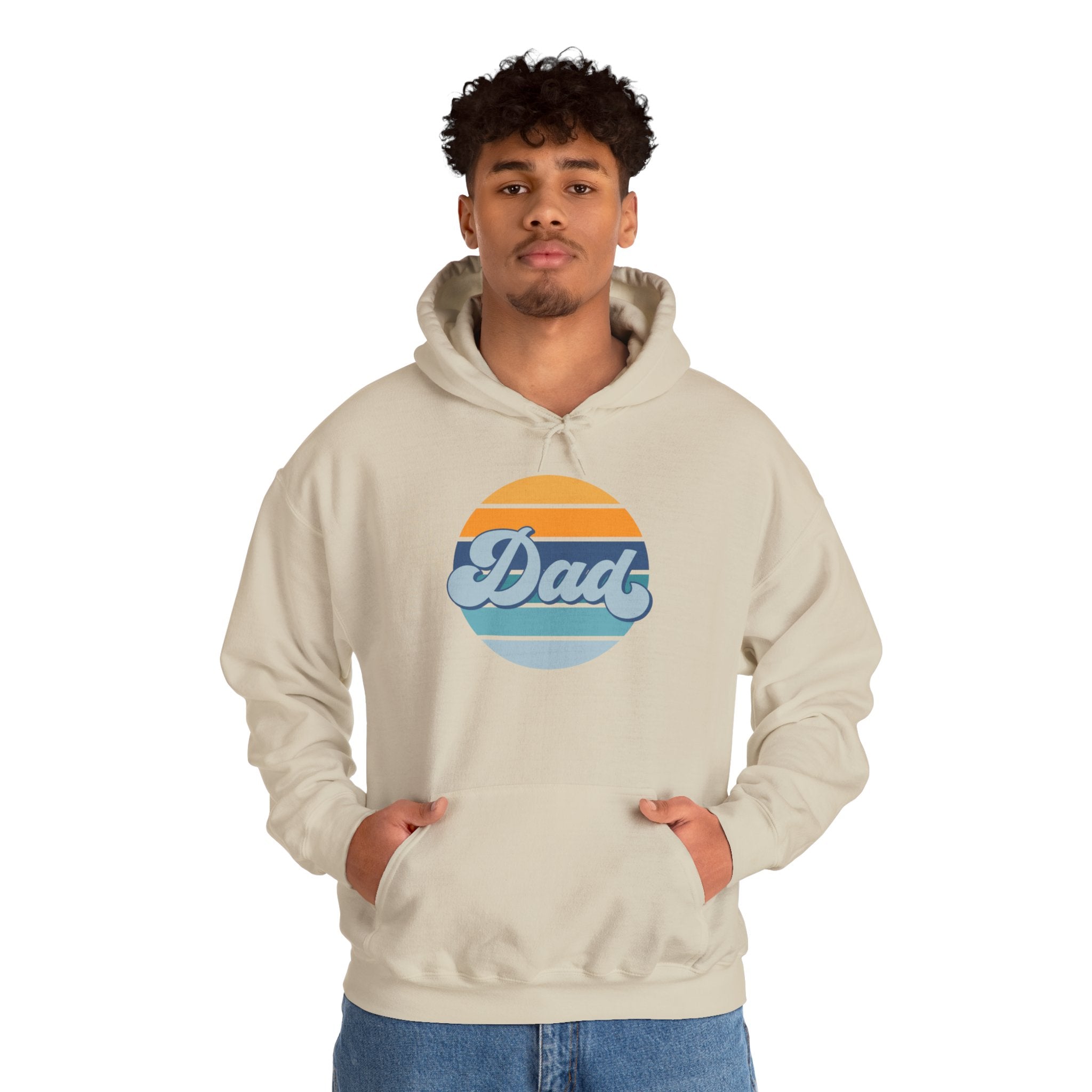 Retro Striped 'Dad' Hoodie