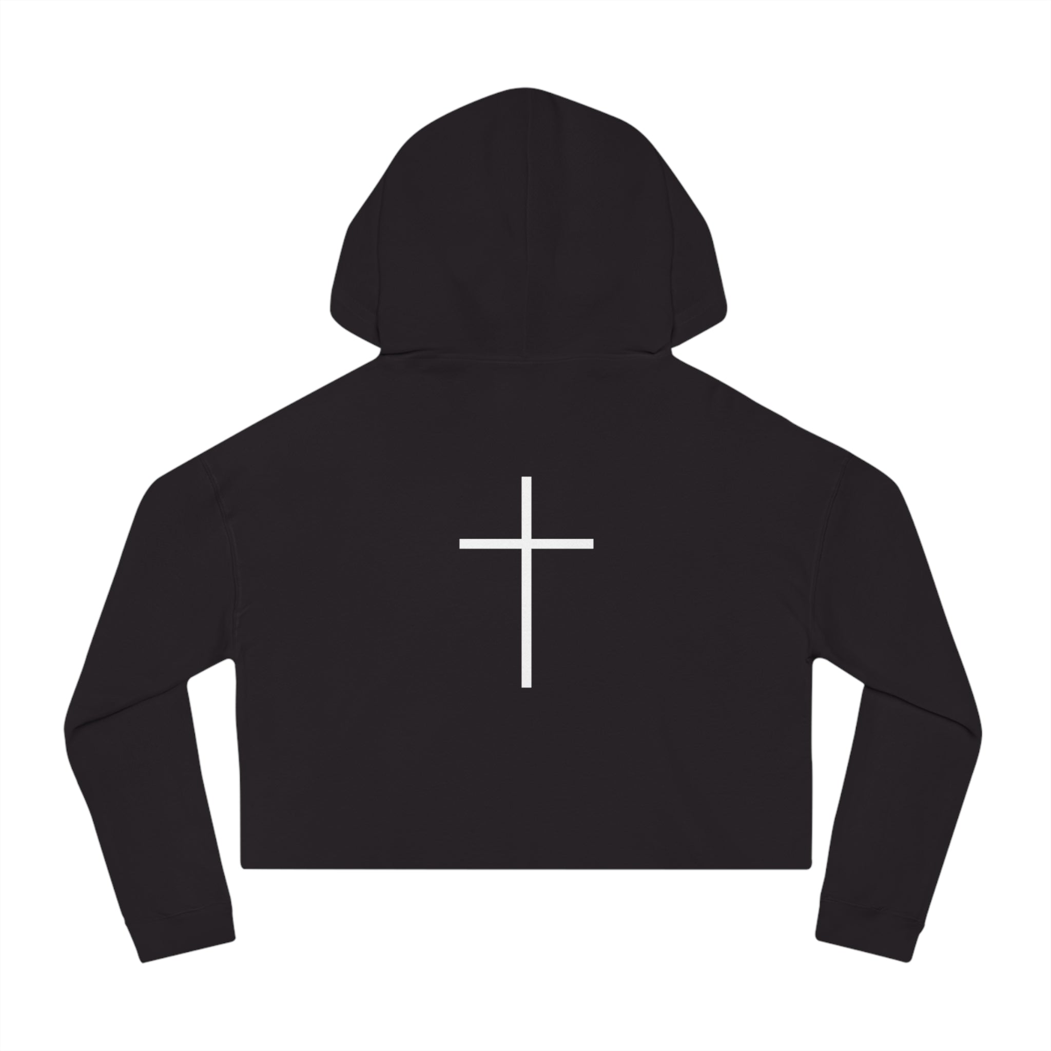 'Saved Not Soft' Cropped Hoodie