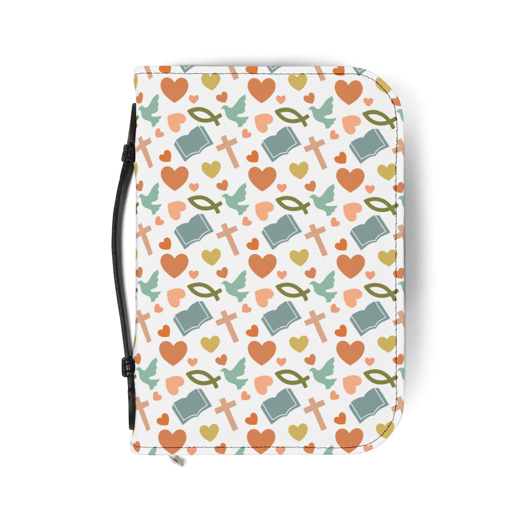 Christian Symbols Bible Cover