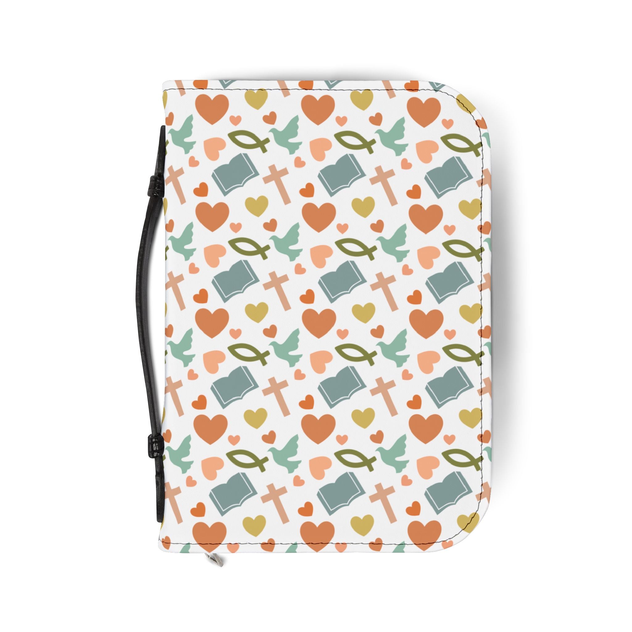 Christian Symbols Bible Cover