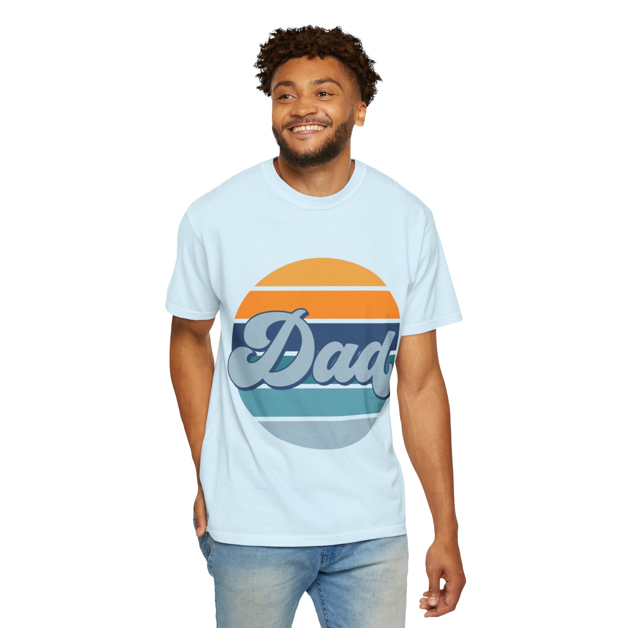 Retro Striped 'Dad' T-Shirt