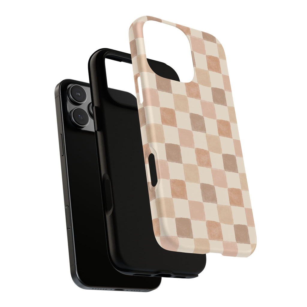 Boho Checkered Phone Case