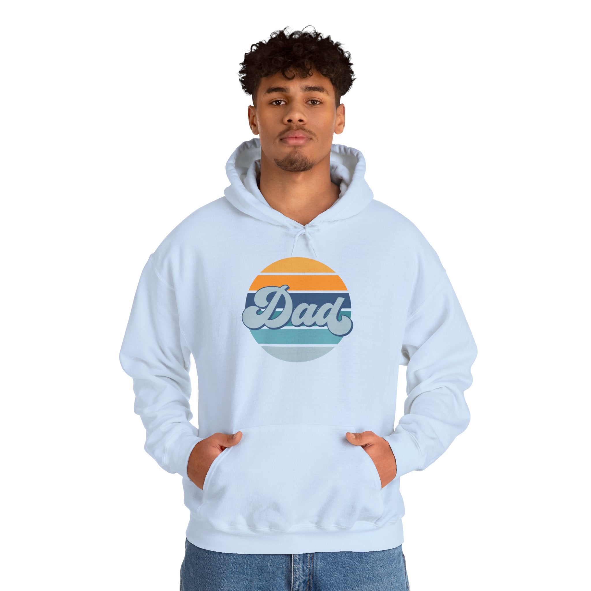 Retro Striped 'Dad' Hoodie