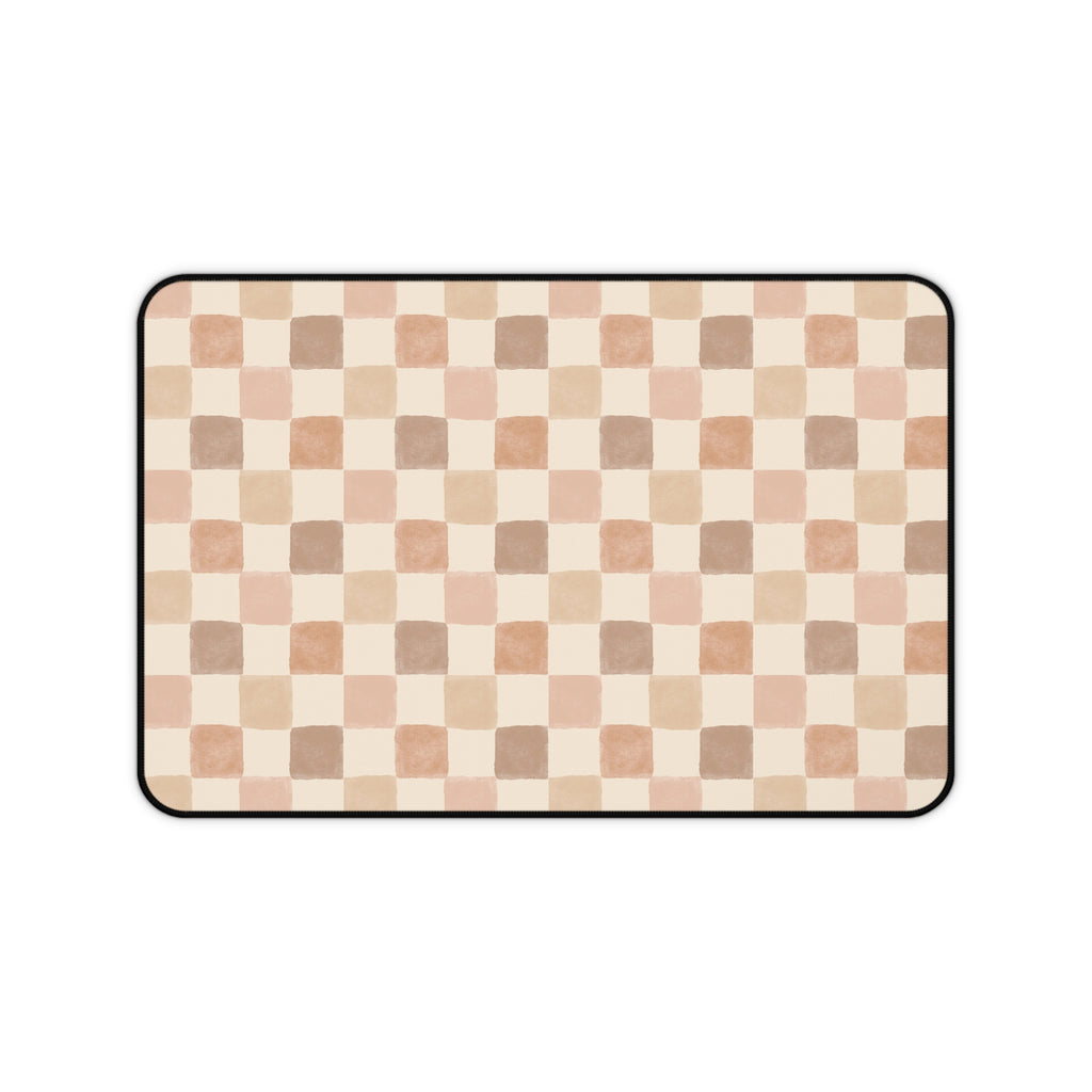 Boho Checkered Desk Mat