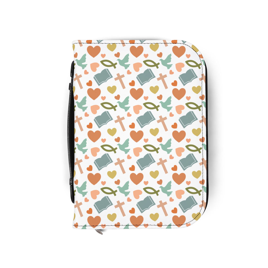 Christian Symbols Bible Cover