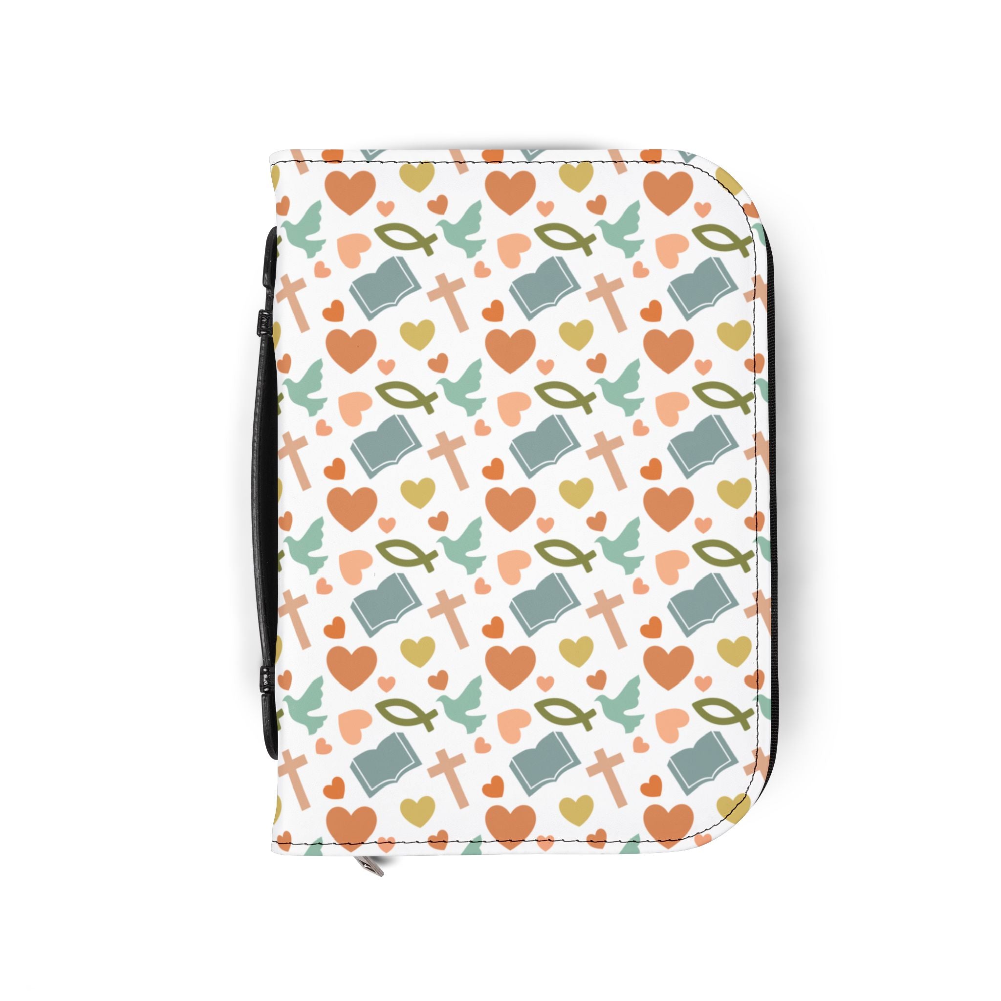 Christian Symbols Bible Cover