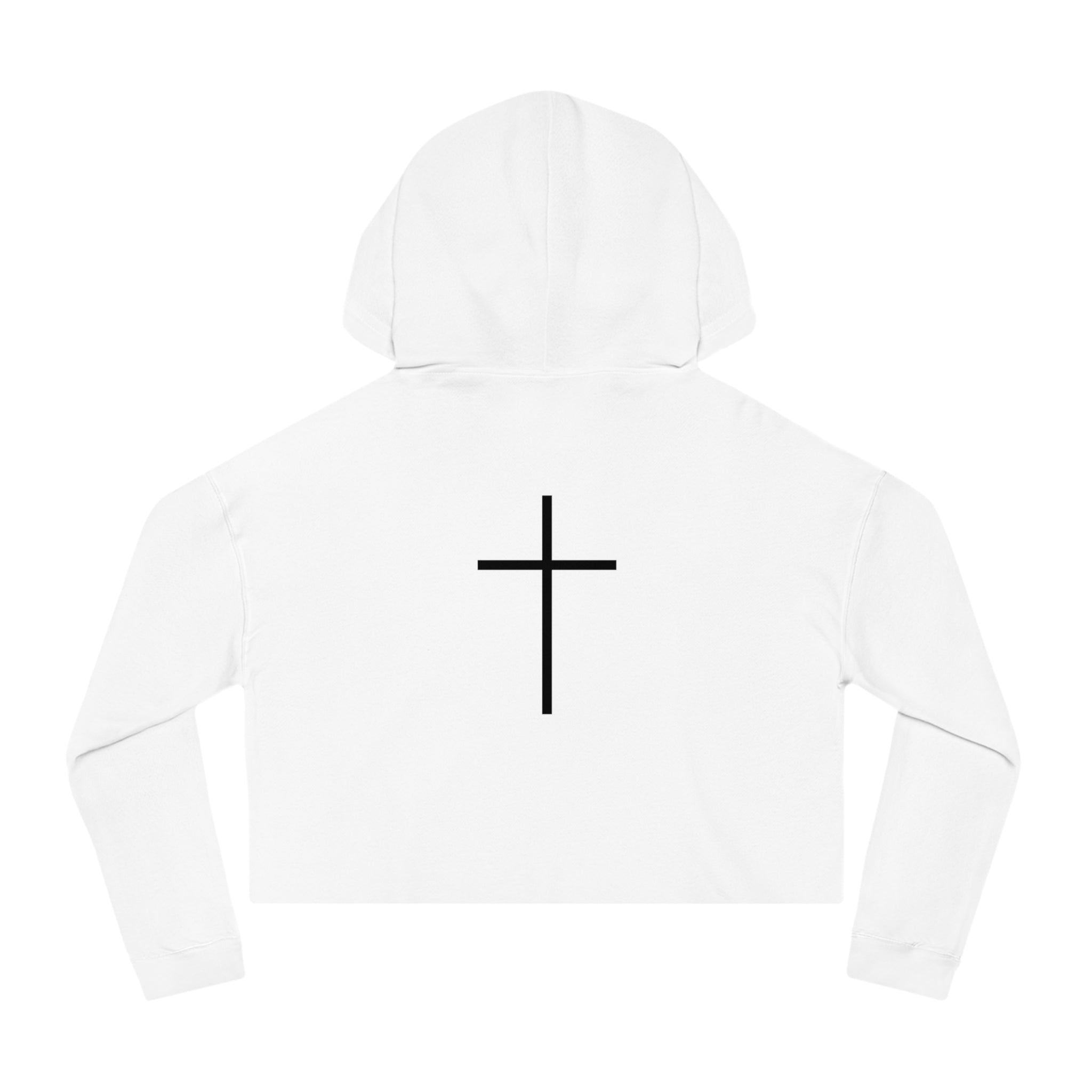 'Saved Not Soft' Cropped Hoodie