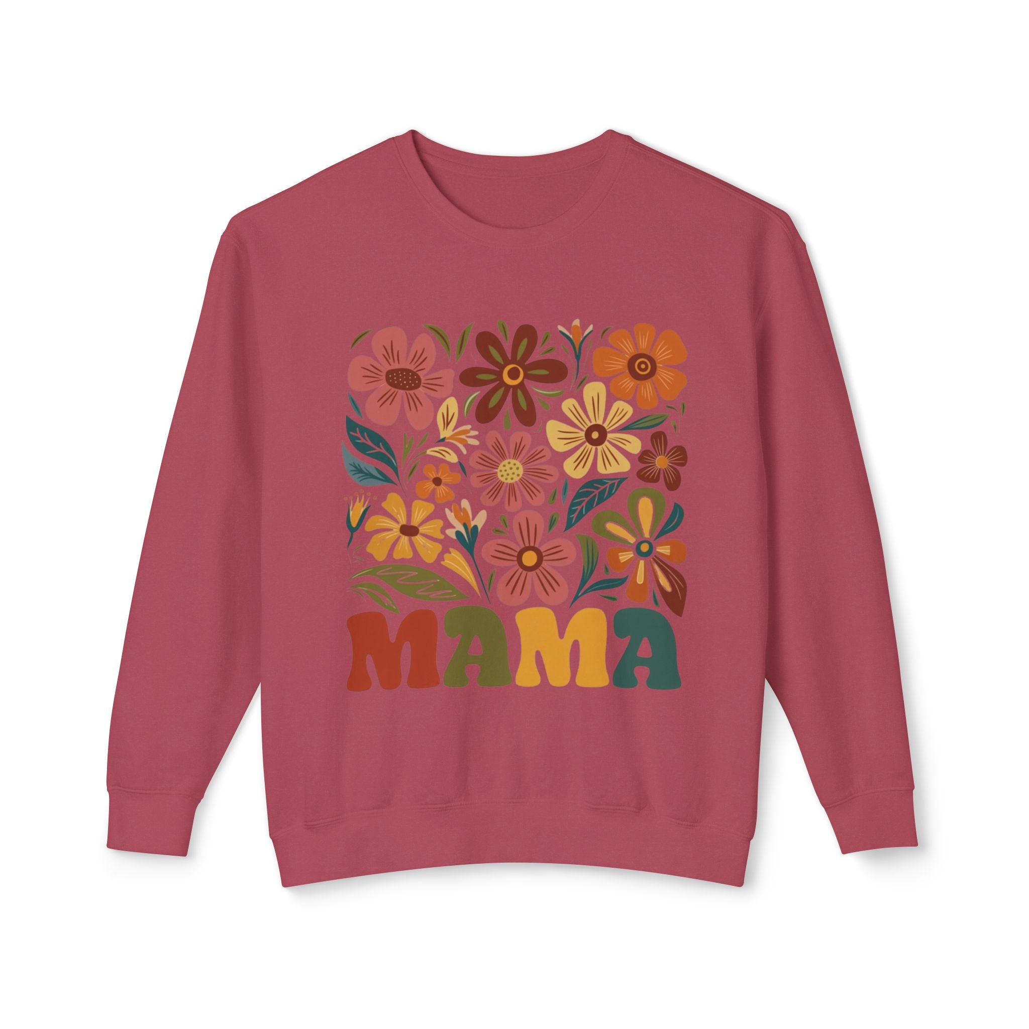Retro Floral 'Mama' Crewneck Sweatshirt