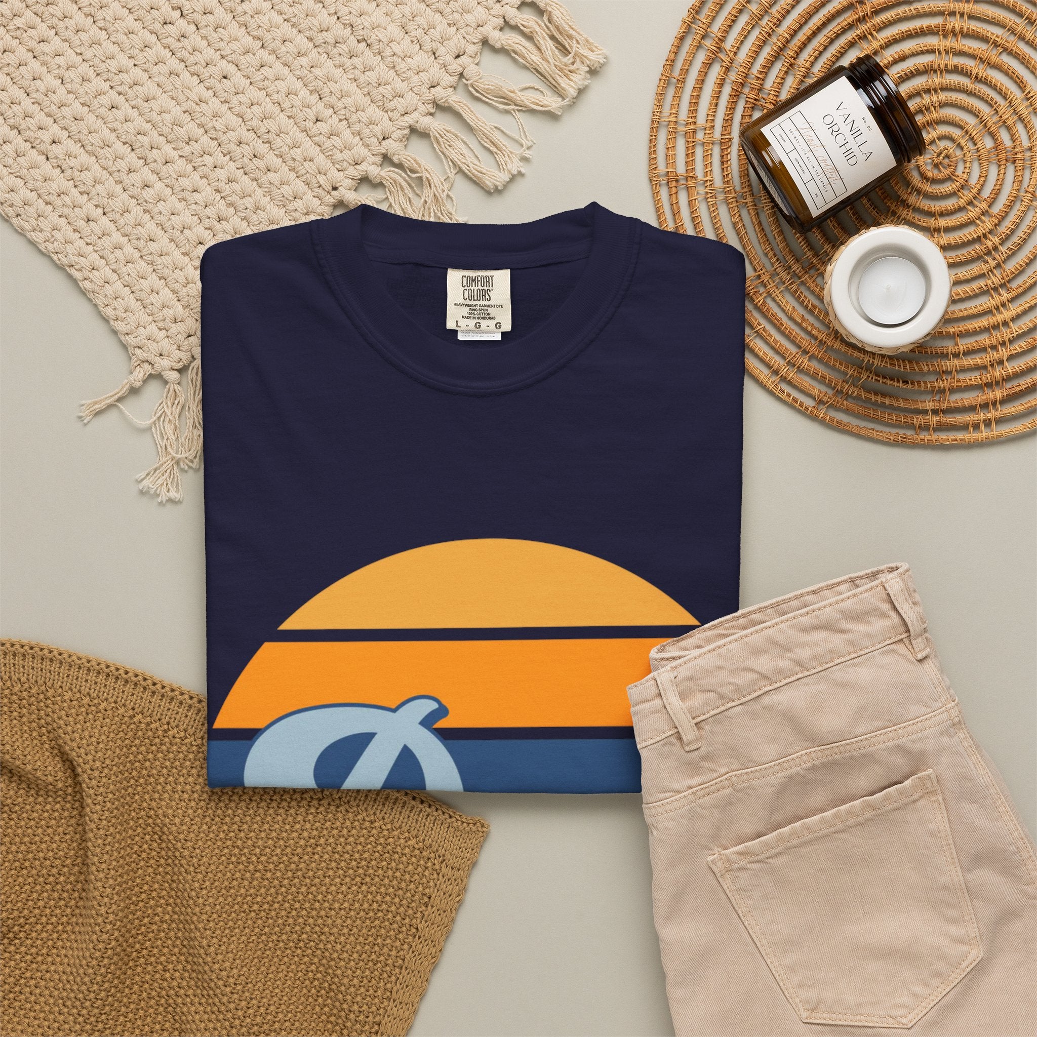 Retro Striped 'Dad' T-Shirt