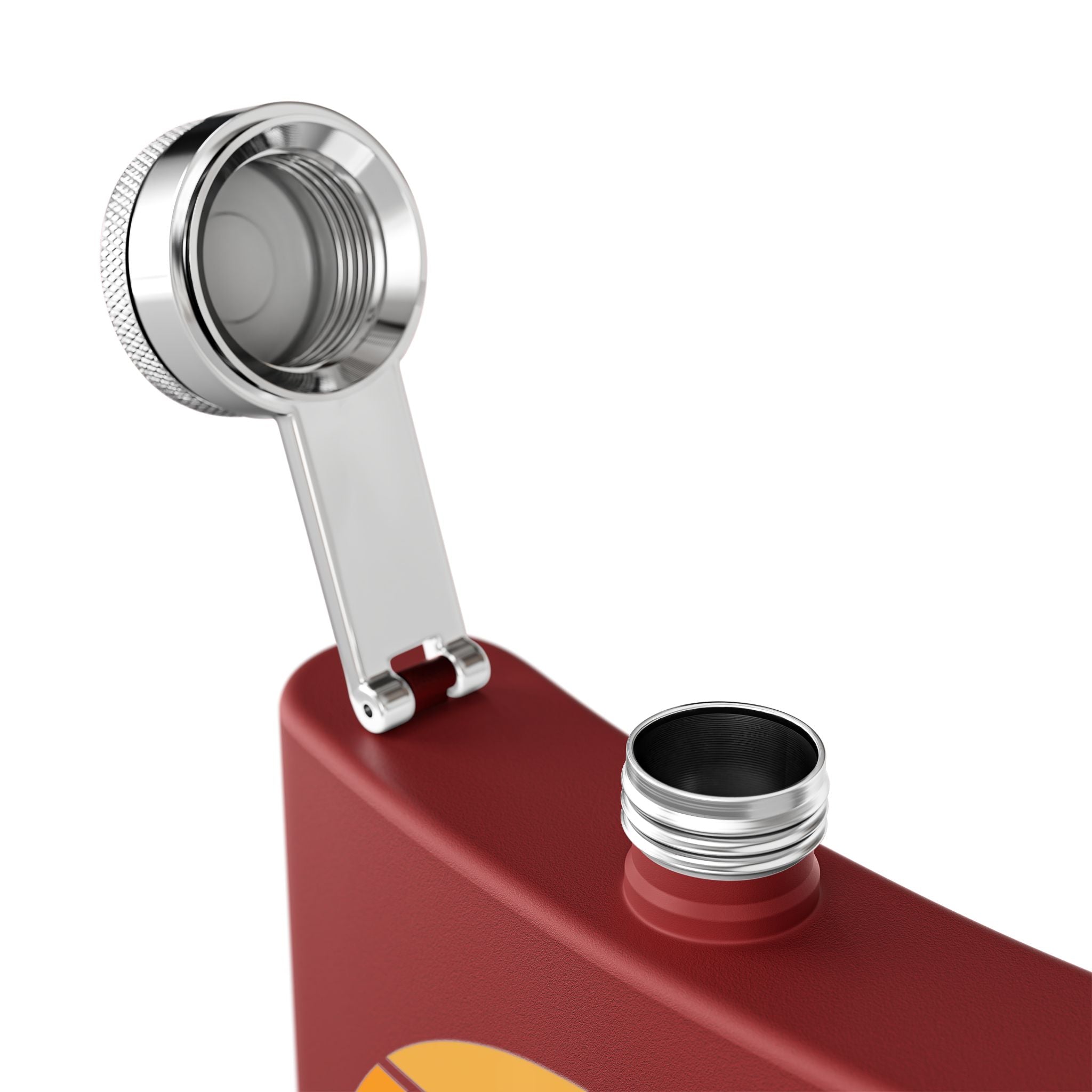 Retro Striped 'Dad' Flask