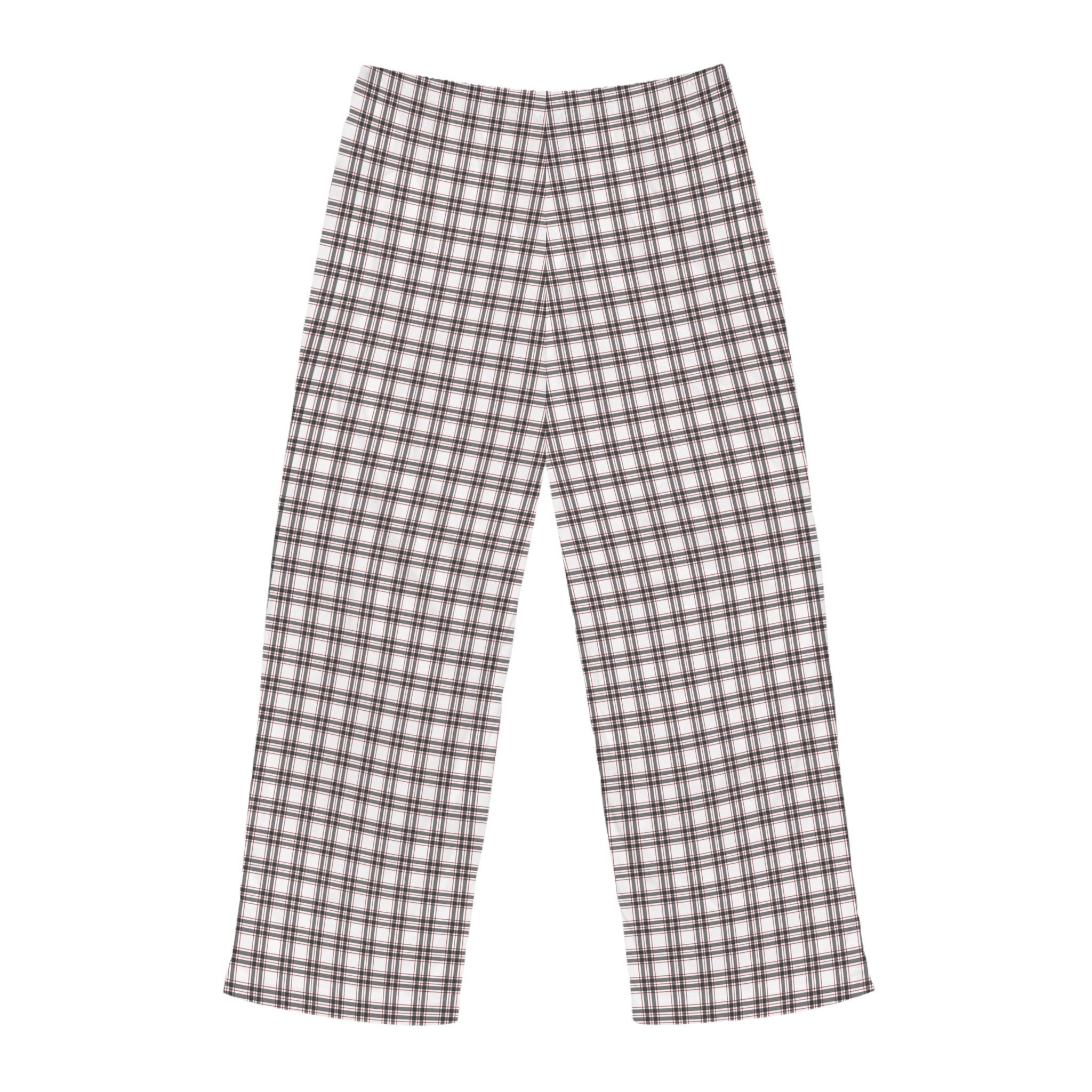 Black & White Tartan Men's Pajama Pants