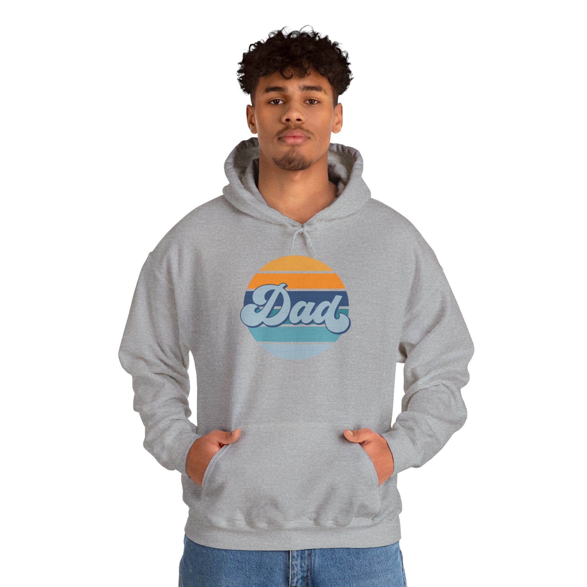 Retro Striped 'Dad' Hoodie