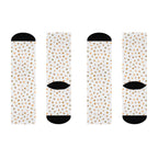 Earthy Polka Dot Cushioned Crew Socks
