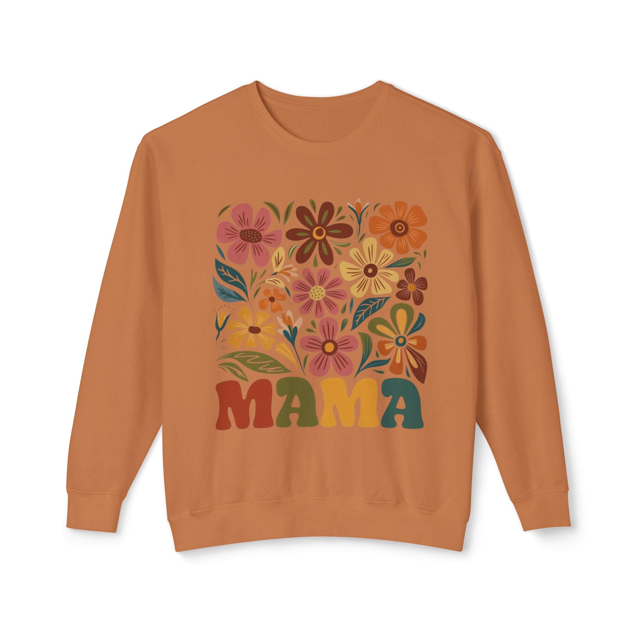 Retro Floral 'Mama' Crewneck Sweatshirt