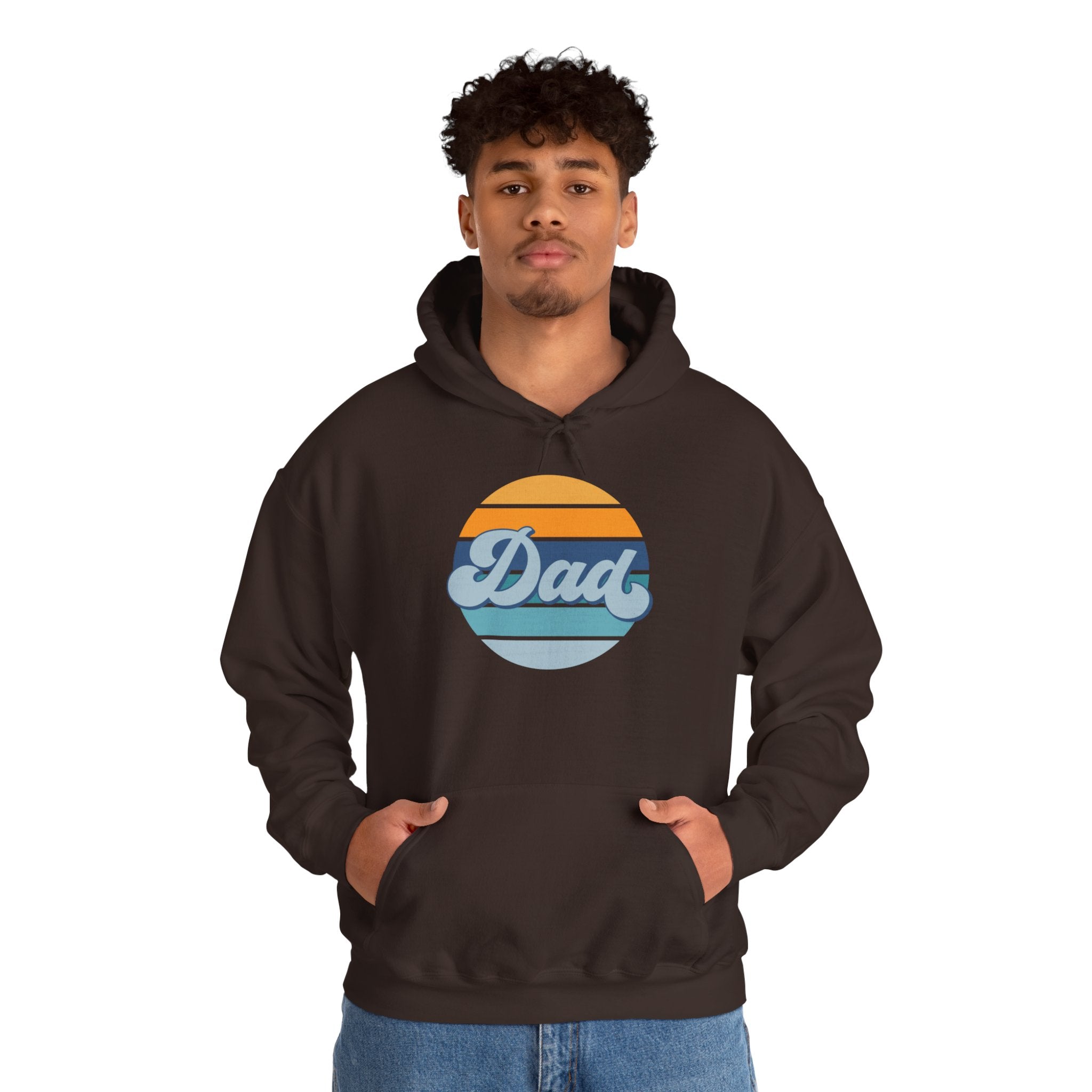 Retro Striped 'Dad' Hoodie