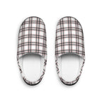 Black & White Tartan Men's Slippers