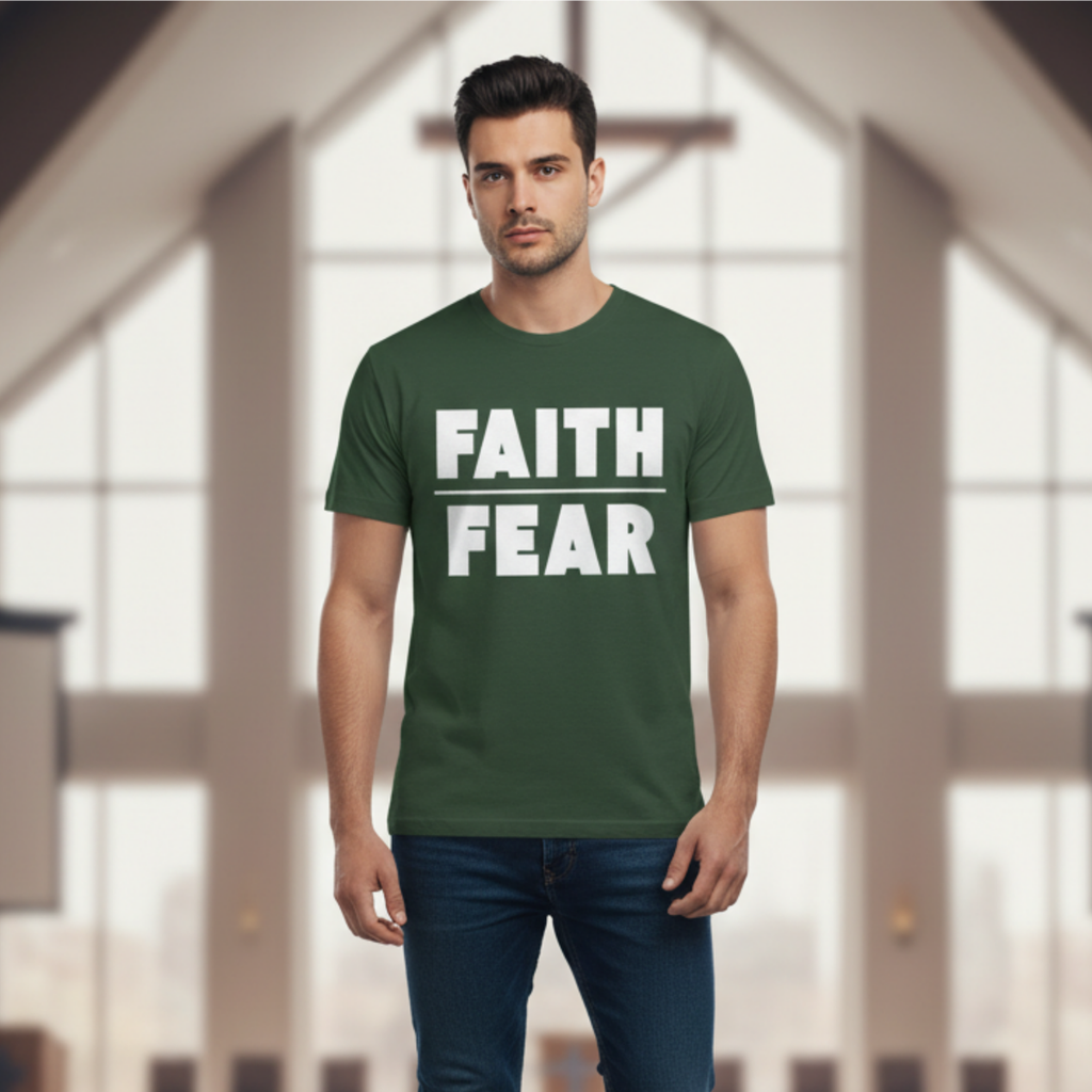 'Faith Over Fear' Men's T-Shirt