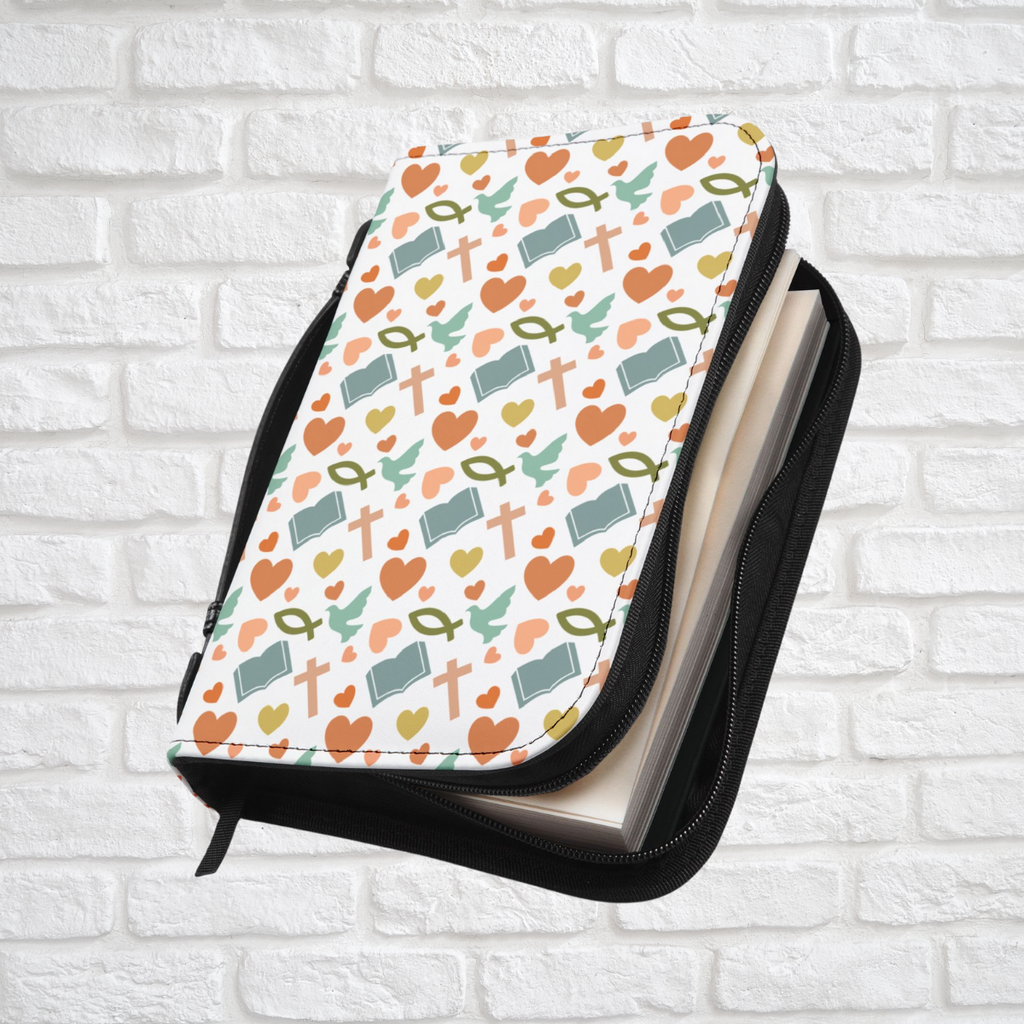 Christian Symbols Bible Cover