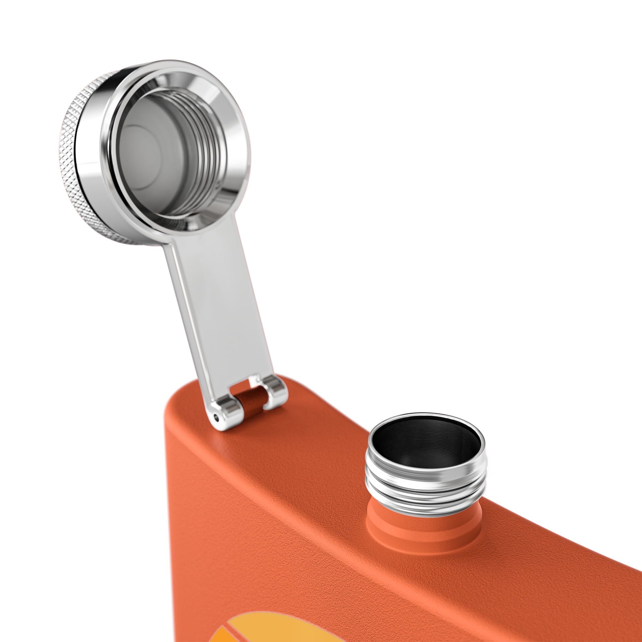 Retro Striped 'Dad' Flask
