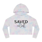 'Saved Not Soft' Cropped Hoodie