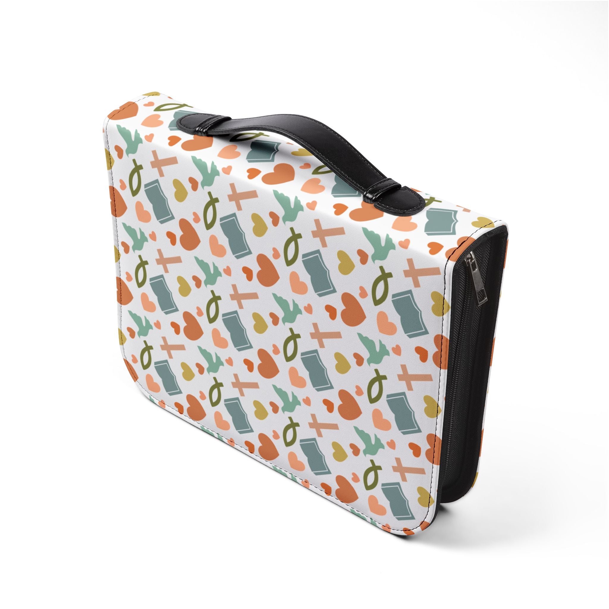 Christian Symbols Bible Cover