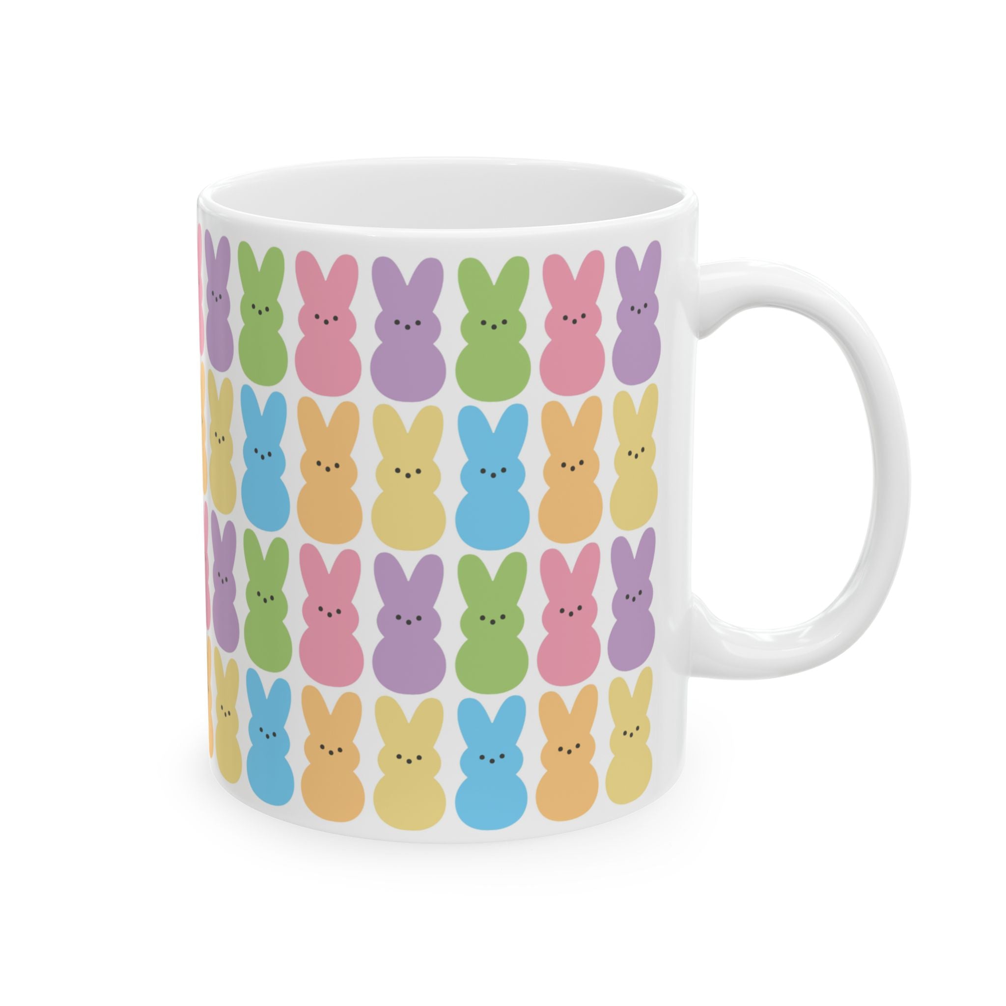 Easter Bunny Peeps Ceramic Mug