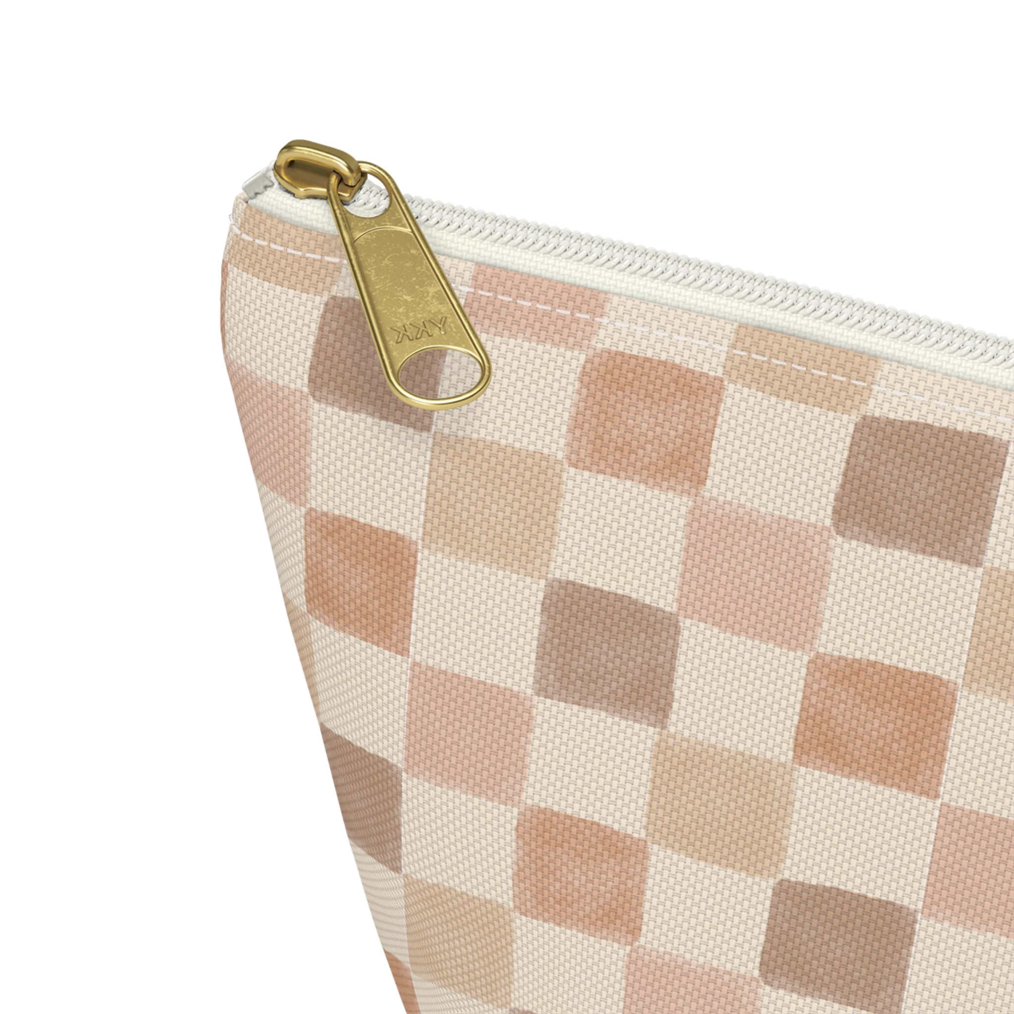 Boho Checkered Accessory Pouch