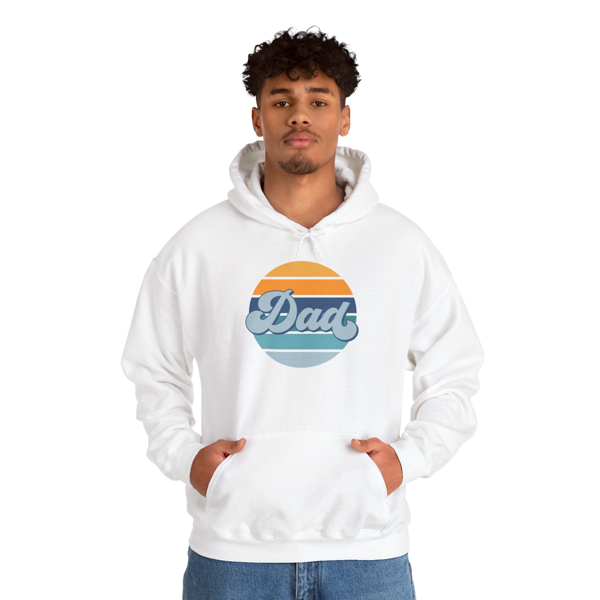 Retro Striped 'Dad' Hoodie