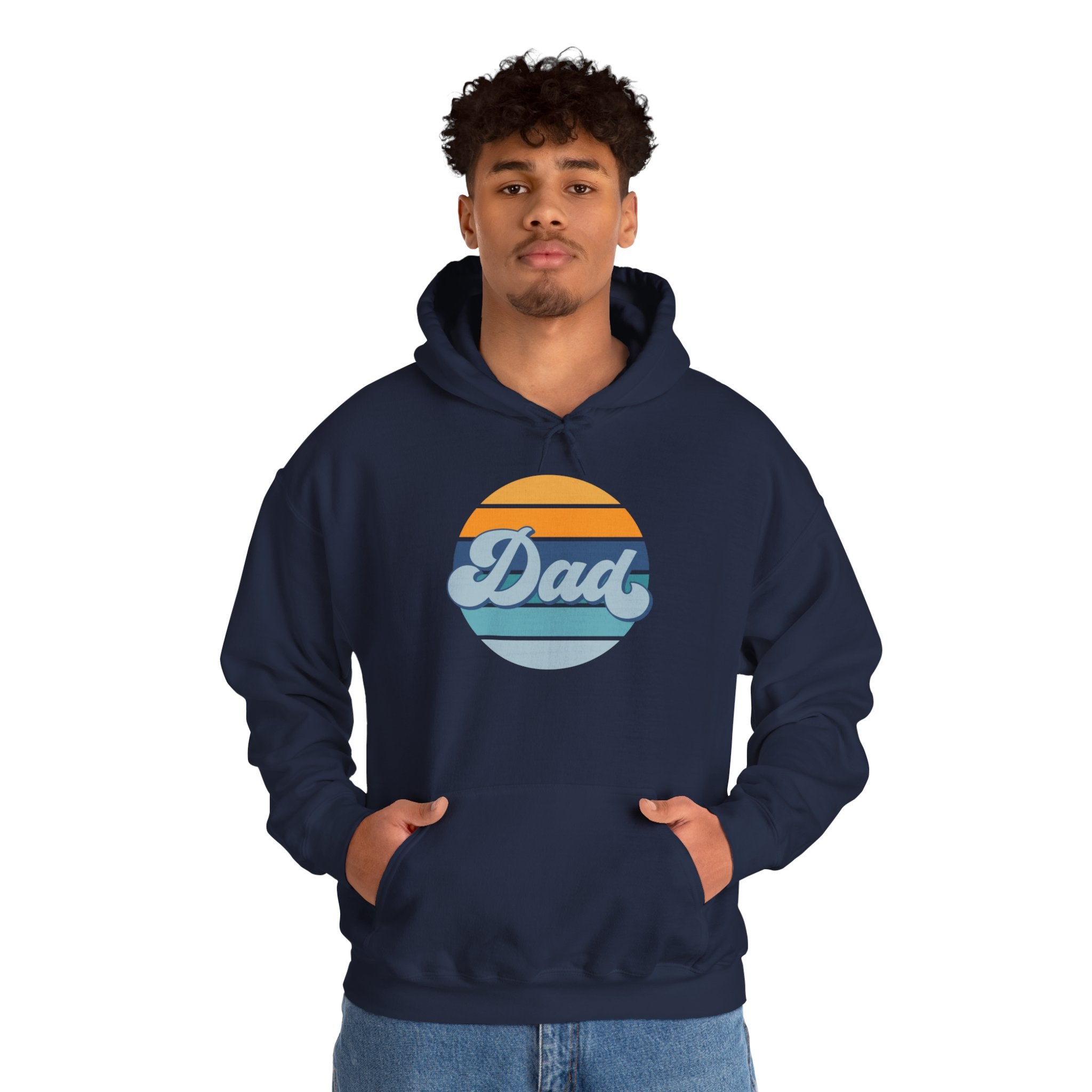 Retro Striped 'Dad' Hoodie