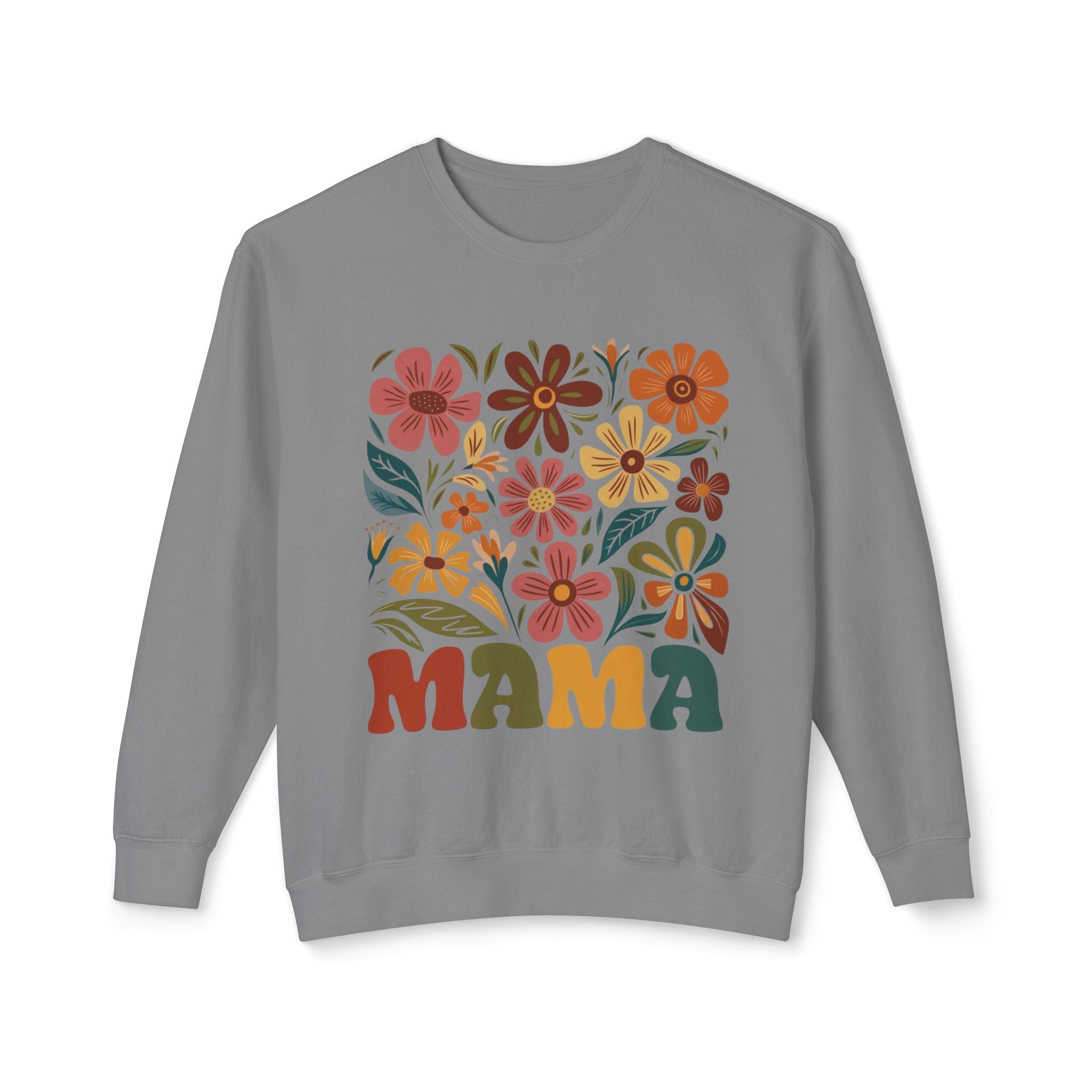 Retro Floral 'Mama' Crewneck Sweatshirt