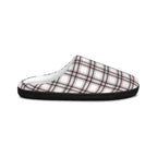 Black & White Tartan Men's Slippers