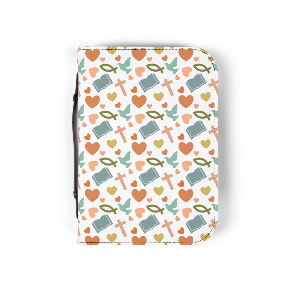 Christian Symbols Bible Cover