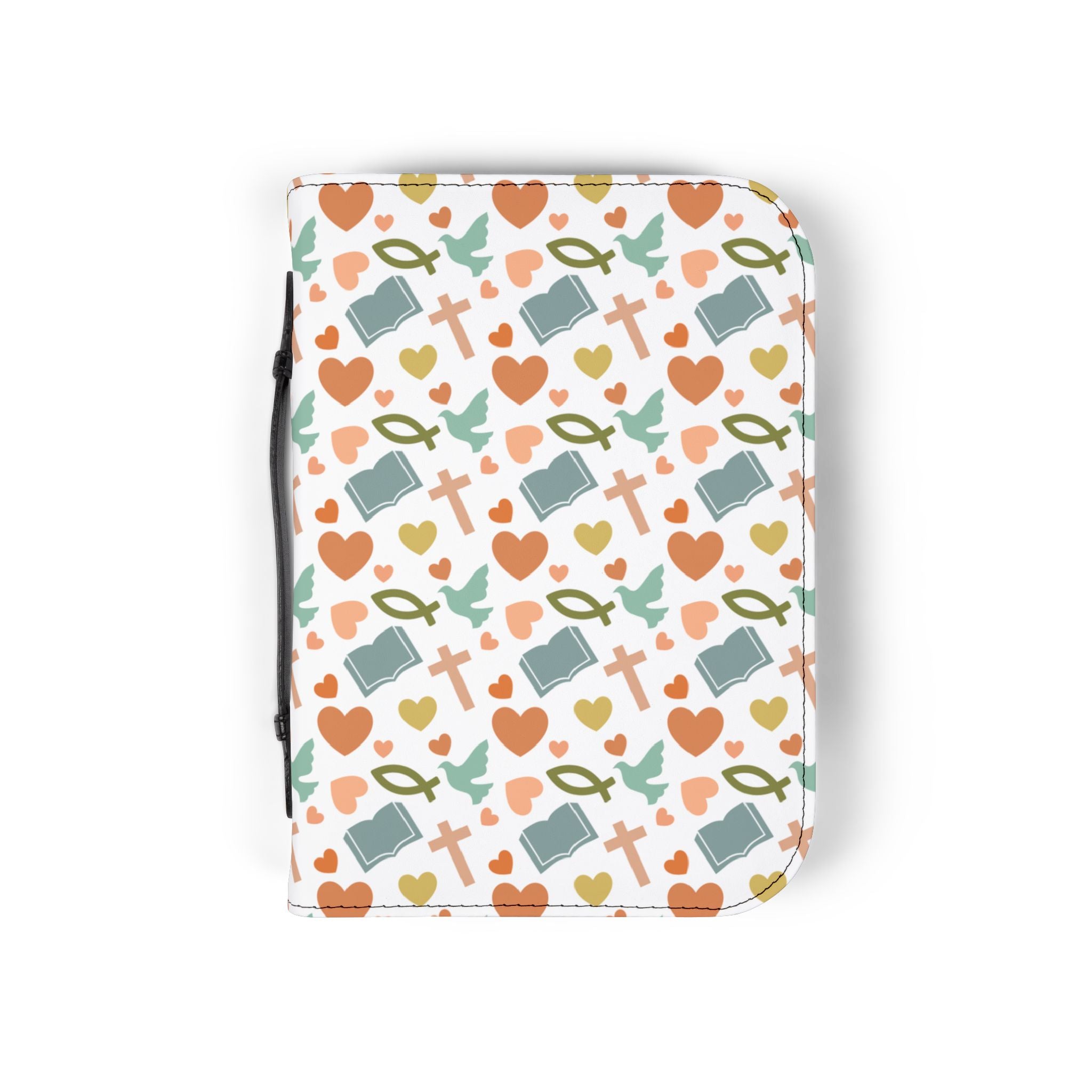 Christian Symbols Bible Cover