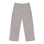 Black & White Tartan Men's Pajama Pants