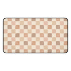 Boho Checkered Desk Mat