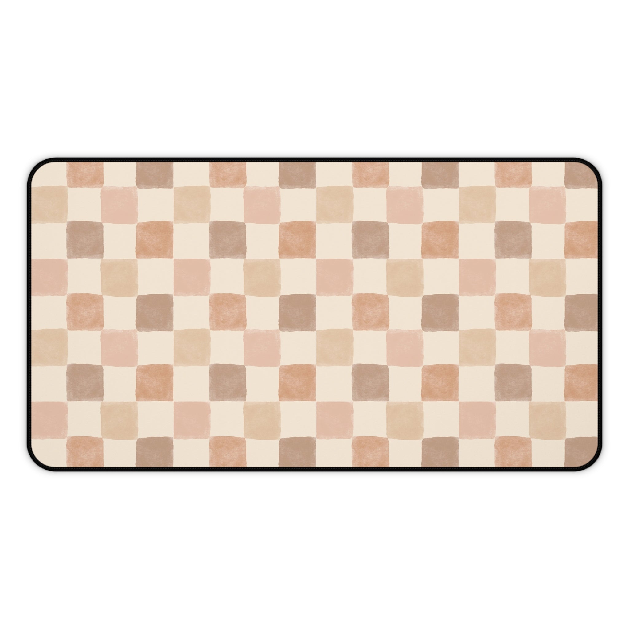 Boho Checkered Desk Mat