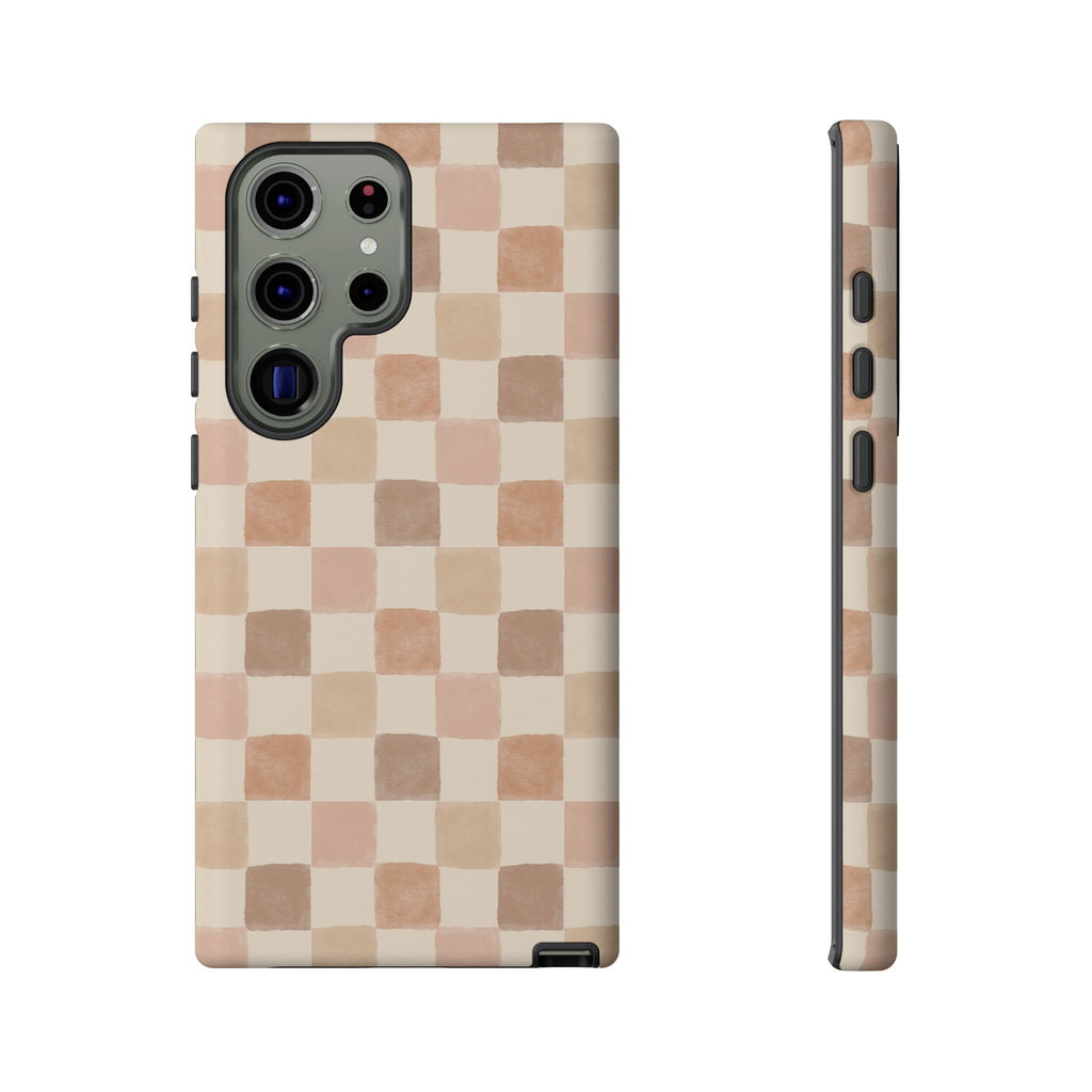 Boho Checkered Phone Case