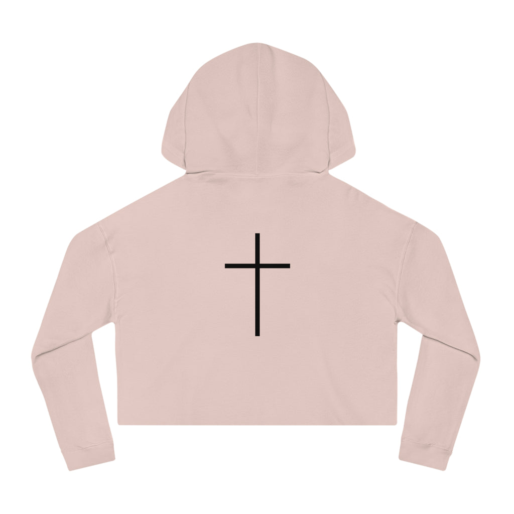 'Saved Not Soft' Cropped Hoodie