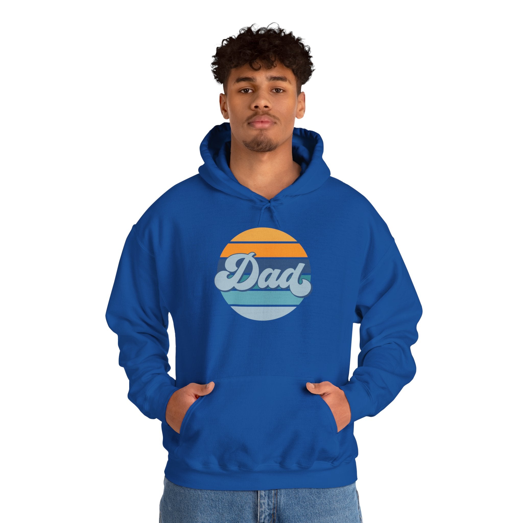 Retro Striped 'Dad' Hoodie